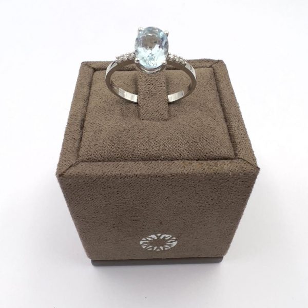 Anello Acqua Marina - immagine 2